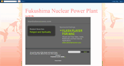 Desktop Screenshot of fukushimanuclearpowerplantinfo.blogspot.com