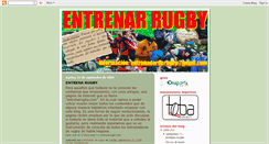 Desktop Screenshot of entrenarrugby.blogspot.com