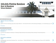 Tablet Screenshot of kos-bandung.blogspot.com