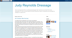 Desktop Screenshot of judyreynoldsdressage.blogspot.com