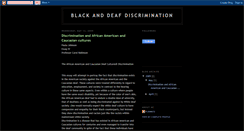 Desktop Screenshot of pjohn72-blackanddeafdiscrimination.blogspot.com