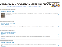 Tablet Screenshot of commercialfreechildhood.blogspot.com