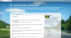 Desktop Screenshot of myamazingweightlossjourney.blogspot.com