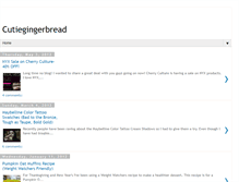 Tablet Screenshot of cutiegingerbread.blogspot.com
