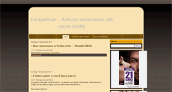 Desktop Screenshot of euskadilair.blogspot.com