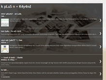 Tablet Screenshot of 4ku-k3i.blogspot.com