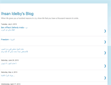 Tablet Screenshot of ihsanidelby.blogspot.com