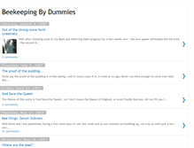 Tablet Screenshot of beekeepingbydummies.blogspot.com