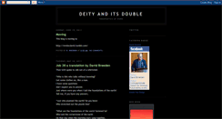 Desktop Screenshot of deityanddouble.blogspot.com