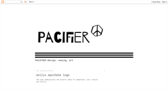 Desktop Screenshot of pacifierdesign.blogspot.com