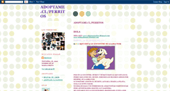 Desktop Screenshot of adoptameperritos.blogspot.com