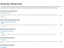 Tablet Screenshot of kyultrarunner.blogspot.com