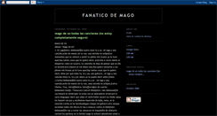 Desktop Screenshot of mago-fanaticos-1.blogspot.com