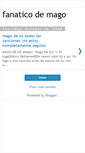 Mobile Screenshot of mago-fanaticos-1.blogspot.com