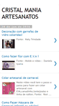 Mobile Screenshot of cristalmaniaartesanatos.blogspot.com