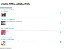 Tablet Screenshot of cristalmaniaartesanatos.blogspot.com