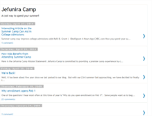 Tablet Screenshot of jefuniracamp.blogspot.com