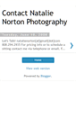 Mobile Screenshot of natalienortoncontact.blogspot.com