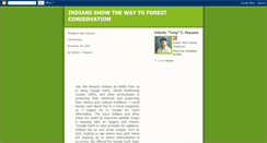 Desktop Screenshot of indiansshowthewaytoforestconservation.blogspot.com