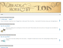 Tablet Screenshot of beadsandmorebylois.blogspot.com
