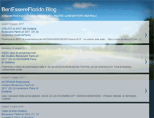 Tablet Screenshot of benessereflorido.blogspot.com