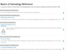 Tablet Screenshot of basicsofgenealogyreference.blogspot.com