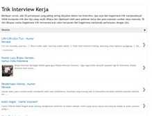 Tablet Screenshot of interviewkerja.blogspot.com