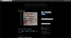 Desktop Screenshot of foreveroutsiders.blogspot.com