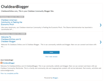 Tablet Screenshot of chaldeanblogger.blogspot.com