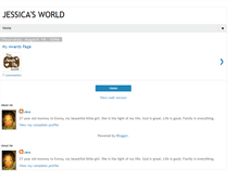 Tablet Screenshot of jessicasworld-jess.blogspot.com