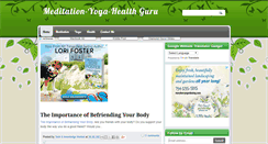 Desktop Screenshot of meditation-yoga-healthguru.blogspot.com