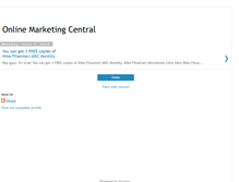 Tablet Screenshot of onlinemarketingperspectives.blogspot.com