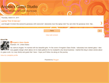 Tablet Screenshot of angelasglassstudio.blogspot.com