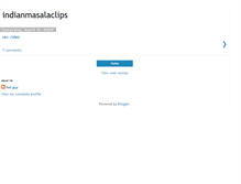 Tablet Screenshot of indianmasalclips.blogspot.com