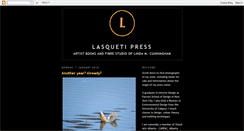 Desktop Screenshot of lasquetipress.blogspot.com