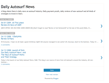 Tablet Screenshot of dailyautosurfnews.blogspot.com