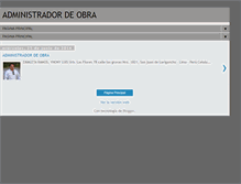 Tablet Screenshot of administradordeobras.blogspot.com
