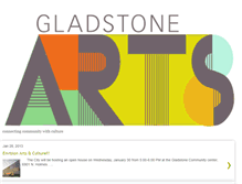 Tablet Screenshot of gladstonearts.blogspot.com