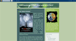 Desktop Screenshot of calentamiento-global-peru.blogspot.com