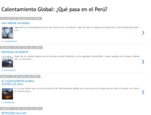 Tablet Screenshot of calentamiento-global-peru.blogspot.com