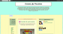 Desktop Screenshot of paulinha-tiapaula.blogspot.com