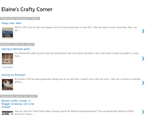 Tablet Screenshot of elainescraftycorner.blogspot.com
