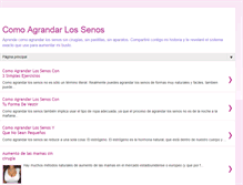 Tablet Screenshot of comoagrandarlossenos.blogspot.com