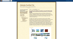 Desktop Screenshot of jakartagardencity.blogspot.com