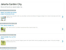 Tablet Screenshot of jakartagardencity.blogspot.com