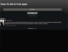 Tablet Screenshot of how-to-get-a-free-ipad.blogspot.com