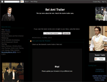 Tablet Screenshot of bel-ami-movie-trailer.blogspot.com