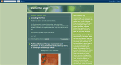 Desktop Screenshot of elementalyoga.blogspot.com