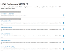 Tablet Screenshot of ligaihorarios.blogspot.com