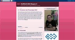 Desktop Screenshot of kursusekg-ii.blogspot.com